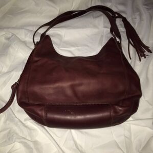 Margot New York Brown Leather Shoulder Bag
